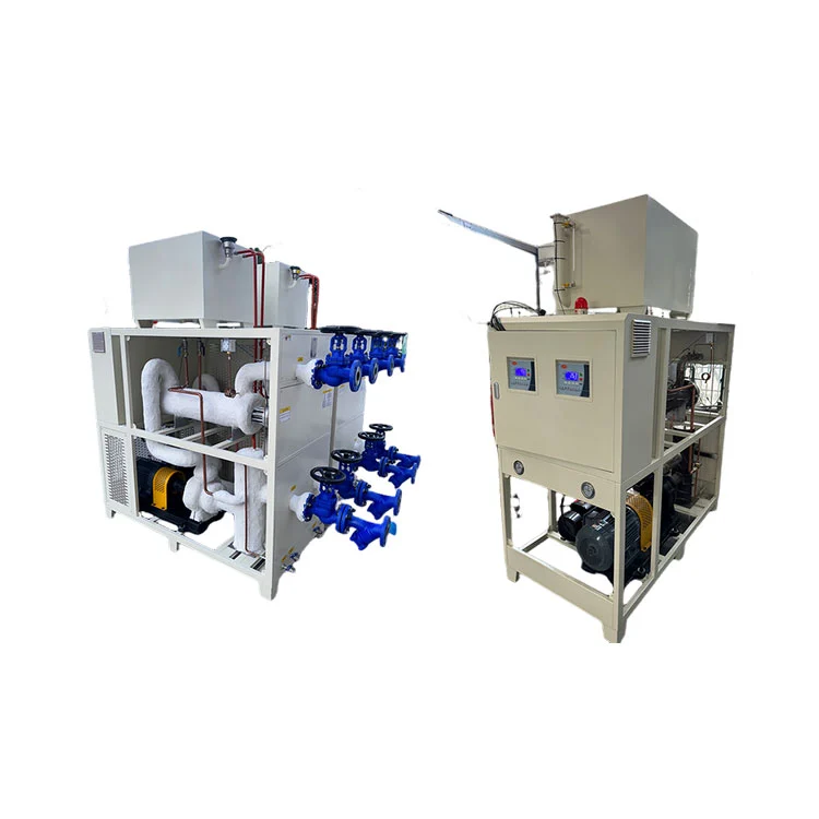 Sistema de resfriador de parafuso resfriado a água Máquina fria industrial
